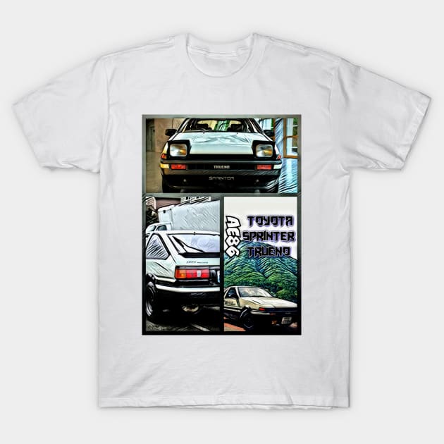 Toyota Trueno T-Shirt by d1a2n3i4l5